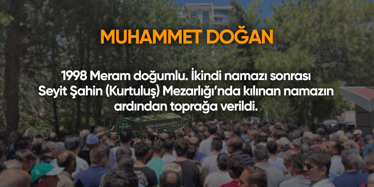 Konya'da bugün vefat edenler | 12 Haziran 2026 2